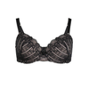 Dorina Nedrček CELINE LIGHT PADDED DEMI, črna