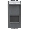 UTIČNICA MREŽNA 1M RJ45 CAT.6 UTP ANTHRACITE
