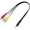 SpeaKa Professional SpeaKa Professional SP-8433716 AV avdio\, video adapter [1x 3\,5 mm banana moški konektor - 3x ženski cinch konektor] črna, (20411471)
