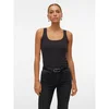Vero Moda Million Majica brez rokavov 806179 Črna