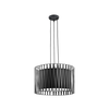Luster na sajli HARMONY CRNI 3xE27/60W/230V