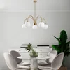 Opviq Luster Sferis-13936, 70cm, IP20, Zlatno-bele boje