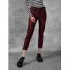 DIESEL Ženske pantalone bordo