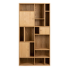 Regal v hrastovem dekorju 90x180 cm Rangoon – Actona