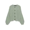 VERO MODA Pletena jopa VMLEA pastelno zelena