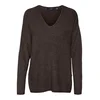 VERO MODA Pulover VMCREWLEFILE rjava