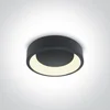 PLAFONJERA LED/20W/3000K/1200lm/230V fi300mm ANTRACIT