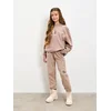Sinsay - Jogger pantalone Pusheen The Cat - smeđesivo