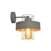 Zidna lampa VOLTA 1xE27/15W/230V siva