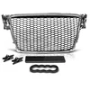 OEM Maska bez znaka sa ramom Audi A4 B8 (2008-2011), RS LOOK, Hrom