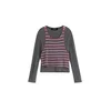 Desigual Majica temno siva/roza