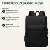 Bruno Poslovni ranac Perk, Odeljak za laptop, 13, Crni