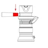 9Barista Upper Handle Bush