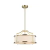 Open Design OR80889 - Luster na šipci STANZA 3xE27/15W/230V fi 42 cm mesing/bela