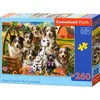 Castorland - Puzzle Srečni psi na podeželju - 260 kosov