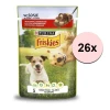 FRISKIES vrečka za odrasle pse z govedino in krompirjem v soku 26 x 85 g