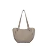 LANCASTER Paris Nakupovalna torba Lancaster Sac cabas épaule Avec Pression Sierra Haus Galet siva