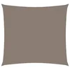 Vidaxl Senčno jadro oksford blago kvadratno 3,6x3,6 m taupe