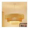 Brilagi - Luster na sajli CEDAR LUNETA 1xE27/15W/230V preč. 60 ratan/smeđa/krem