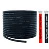 Silikonski kabel Amass 6AWG 1m - fleksibilen kabel za FPV, RC drone in elektroniko (črn/rdeč) črne barve
