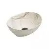 Mexen Elza vgradni umivalnik 40 x 33 cm, bež kamen - 21014095