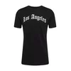 Black T-shirt with Los Angeles written on it