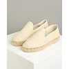 Noa Noir Ženske espadrile Raffia White, Bež