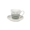 PORCELAN SET ZA KAFU 180ml 6/1 (PRUGE/ZEL) RXG-N18080B