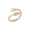 AllSaints Prstan Hazel Pearl zlata/biserno bela