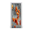 tulup.si Nalepka na vratih Wildflowers mak 75x205 cm