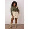 Trendyol Curve Ženska bluza Tbbaw25Af00027, Kaki