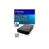 Verbatimov zunanji trdi disk 2TB 3,5 Store n Save 2. generacije, črne barve, USB 3.0