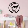 Wallity Zidna dekoracija Simpson 5, 33x33cm, Crna