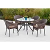 Gardenson VRTNA GARNITURA RAVENNA aluminij barve grafita, temno rjava