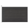 Vrtna ograda WPC 175 x 105 cm siva