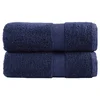 Vidaxl vidaXL Premium brisače SOLUND, 2 kosa, temno modre, 30 x 30 cm