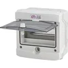 ETI Nadometna razdelilna omarica ECH-8G 8 modulov, prozorna vrata IP65 1500V DC P
