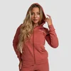 GymBeam Ženska dukserica Limitless Zip Up Cinnamon