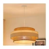 Brilagi - Luster na sajli SPACE LIGHT 1xE27/15W/230V prečnik 50 cm bež/krem