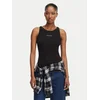 Tommy Jeans Top Ess Logo 1 DW0DW22806 Črna Slim Fit