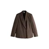 The Set Blazer čokolada