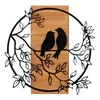 Wallity Zidna dekoracija Birds In Love 1, Crna