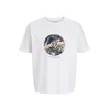 Jack & Jones Majica Honolulu 12288088 Bela Regular Fit