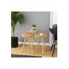 Hanah Home Set uklopivih stočića, 3 komada, Krem