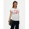 Vero Moda Majica Cysma 10328272 Bela Regular Fit