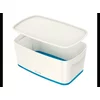 Leitz MyBox Klein + Deckel weiß/blau