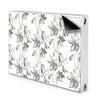 tulup.si Pokrov za radiator PVC Risba cvetja 80x60 cm