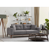 Atelier del Sofa Trosed na razvlačenje Sinor 92x75x225cm Svetlosivi