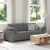 Sofa za 3 osobe Tamno siva 220 cm tkanina