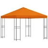 Gazebo 3 x 3 m Narančasta Poliester i čelik 190 gsm